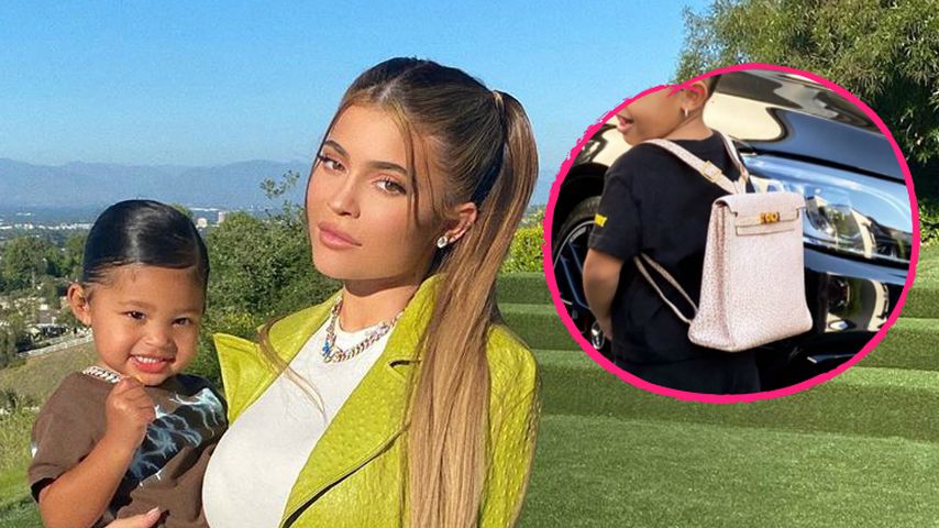 Erster Schultag: Stormi Webster (2) trägt 10.000-Euro-Tasche