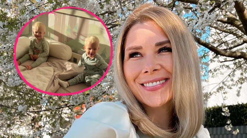 Unglaublich: So groß sind Tanja Szewczenkos Zwillinge schon