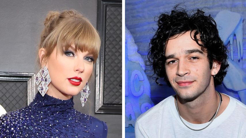 Collage: Taylor Swift und Matt Healy