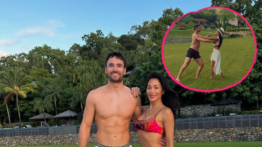 Nicole Scherzinger tanzt verliebt mit ihrem Verlobten Thom