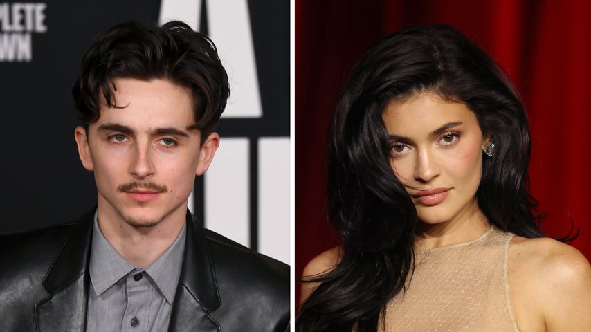 Collage: Timothée Chalamet und Kylie Jenner