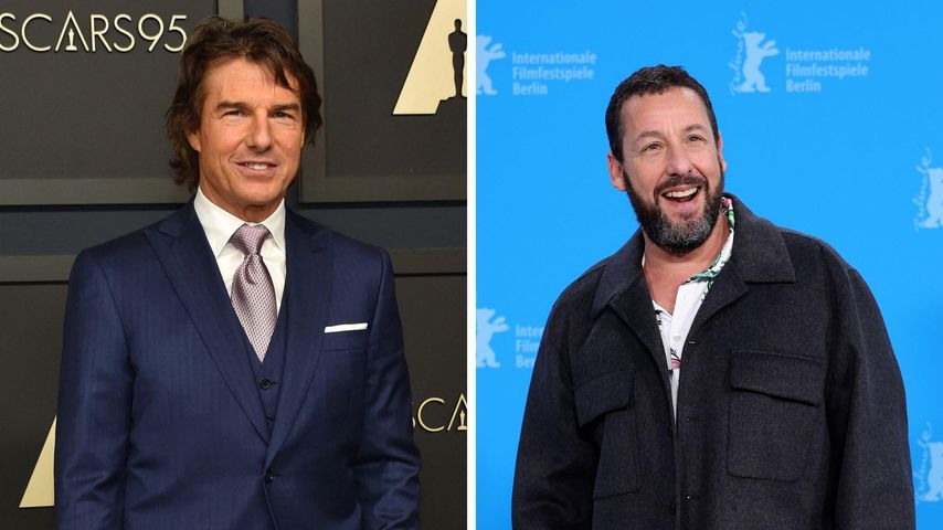 Collage: Tom Cruise und Adam Sandler