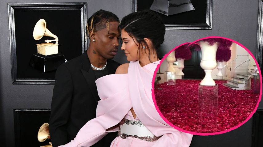 Vor Geburtstag: Travis Scott füllt Kylies Haus mit Rosen