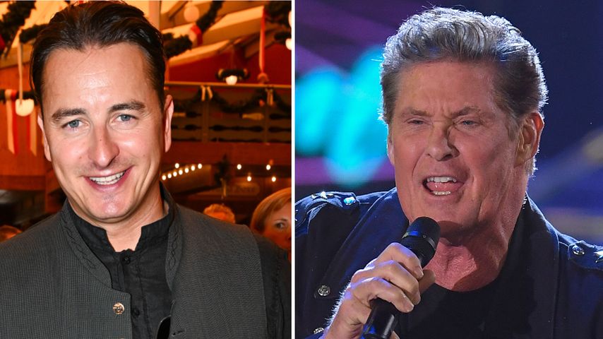 Andreas Gabalier holte sich David Hasselhoff auf die Bühne!
