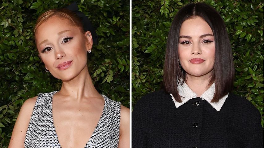 Ariana Grande und Selena Gomez strahlen gemeinsam auf Event