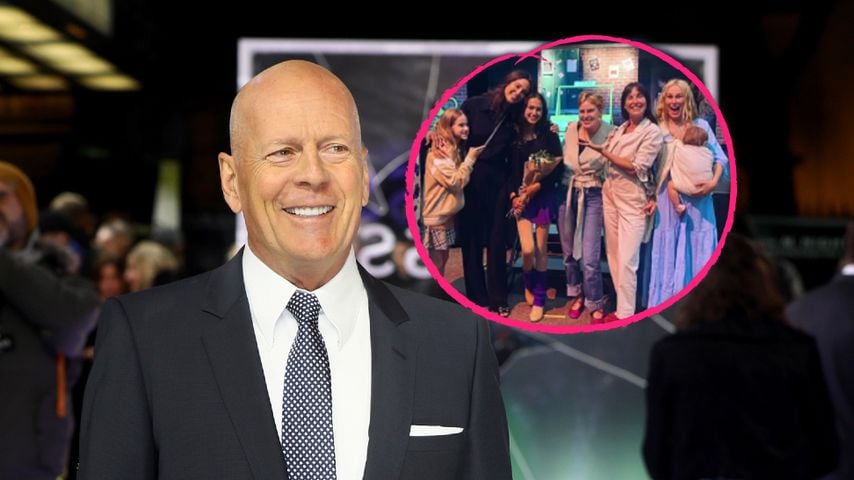 Süßes Foto: Bruce Willis' Patchworkfamilie hält zusammen!