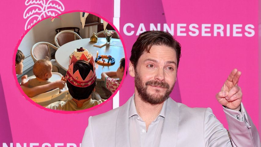 Am Geburtstag: Daniel Brühl zeigt erstmals seine drei Kinder
