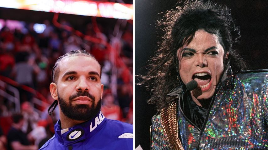 Collage: Drake und Michael Jackson