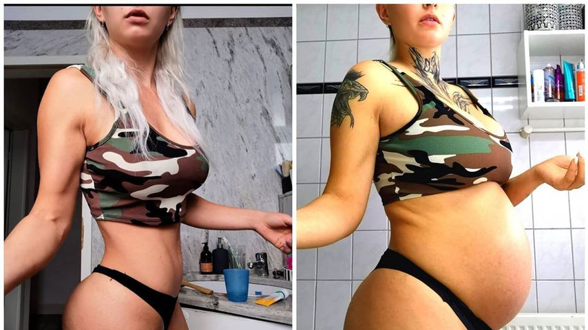 2019 vs. 2020: Eric Stehfests Ehefrau zeigt ihren Babybauch