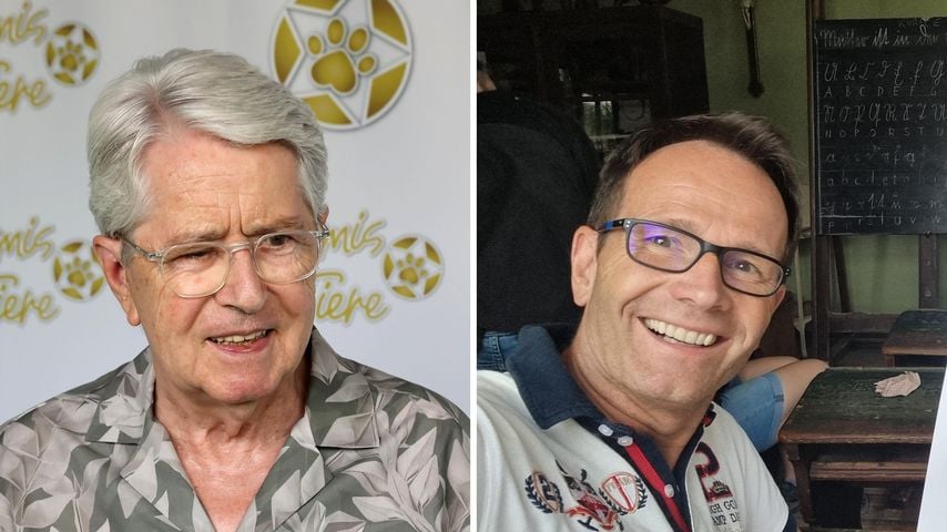 Collage: Frank Elstner und Alexander J. Rüdiger