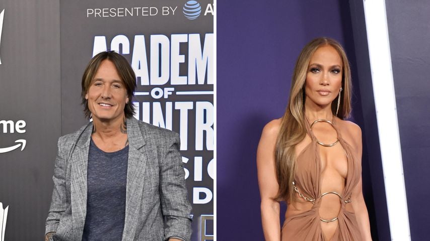 Collage: Keith Urban und Jennifer Lopez