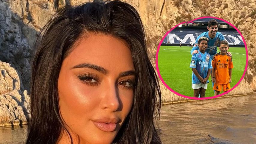 Kim Kardashian aufgeregt: Sohn Saint triff Real-Madrid-Stars
