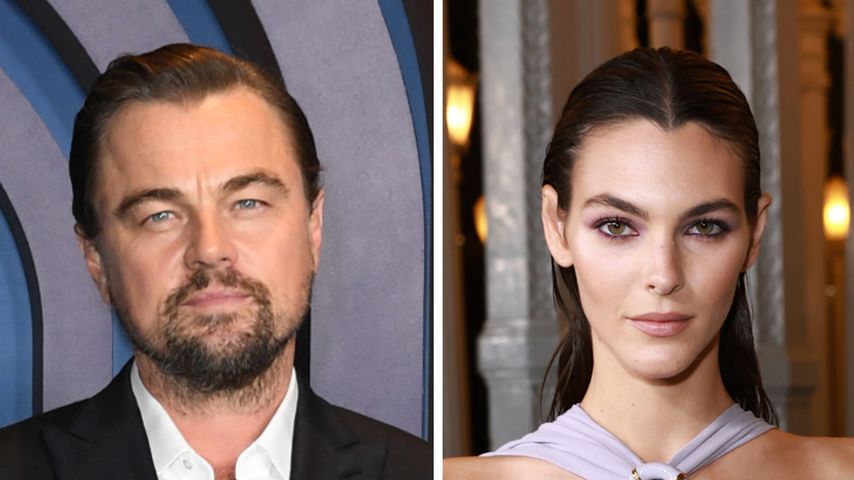 Collage: Leonardo DiCaprio und Vittoria Ceretti