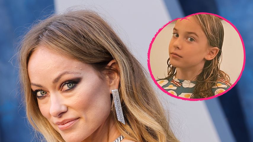 Seltenes Pic: So süß gratuliert Olivia Wilde ihrem Sohn Otis