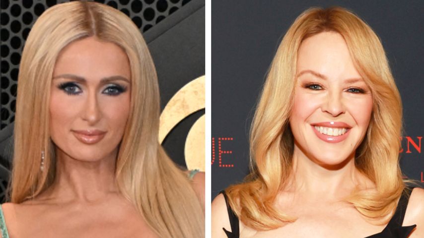 Foto-Fail mit Paris Hilton: Kylie Minogue stürzt beinahe