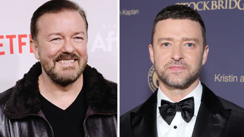 Fieser Spruch? Ricky Gervais scherzt über Justins Festnahme