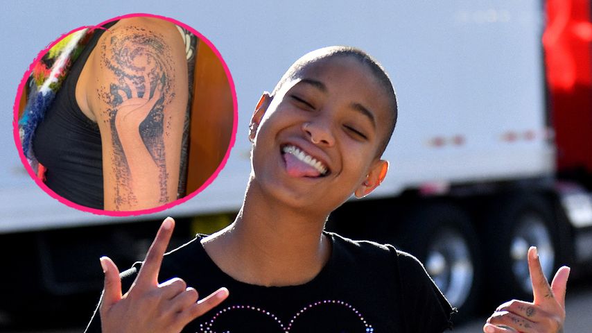 Kompletter Oberam! Willow Smith präsentiert ihr neues Tattoo