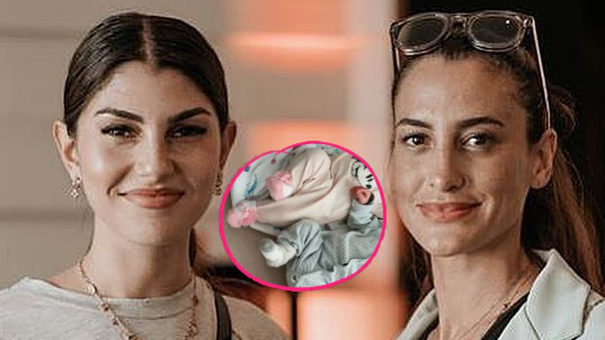 Yeliz Koc und Schwester Filiz mit ihren Babys unterwegs