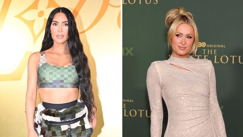 Collage: Kim Kardashian und Paris Hilton