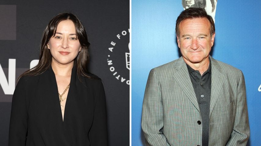 Collage: Zelda Williams und Robin Williams