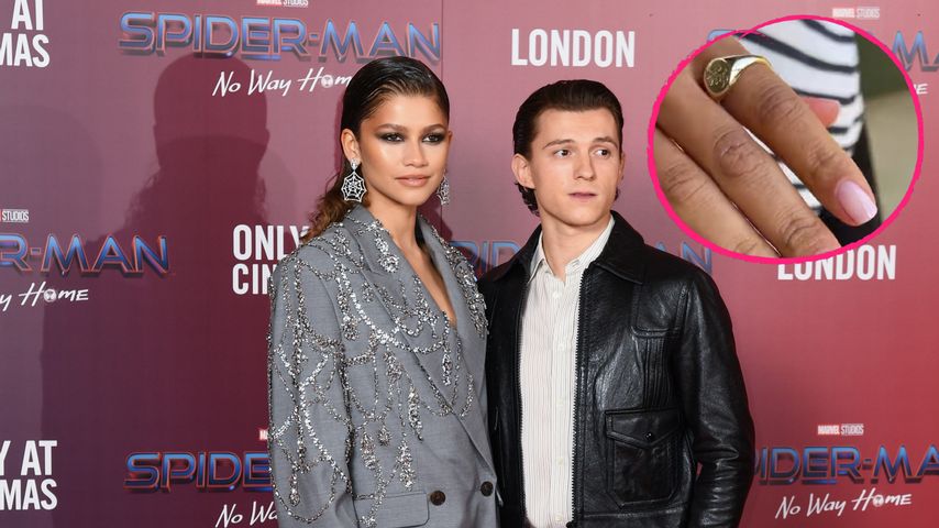 Tatsächlich verlobt? Zendaya trägt Ring mit Toms Initialen
