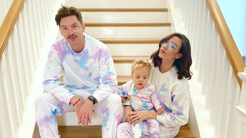 Colleen Ballinger, ihr Sohn Flynn und ihr Mann Erik Stocklin im Mai 2020