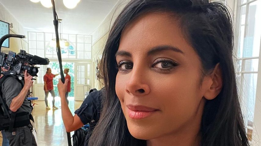 Collien Ulmen-Fernandes bei einem Dreh im Juli 2022
