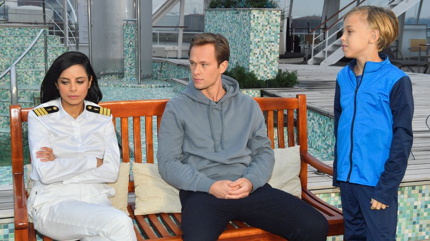 Collien Ulmen-Fernandes, Marlon Boess und Otis Whigham in "Das Traumschiff"