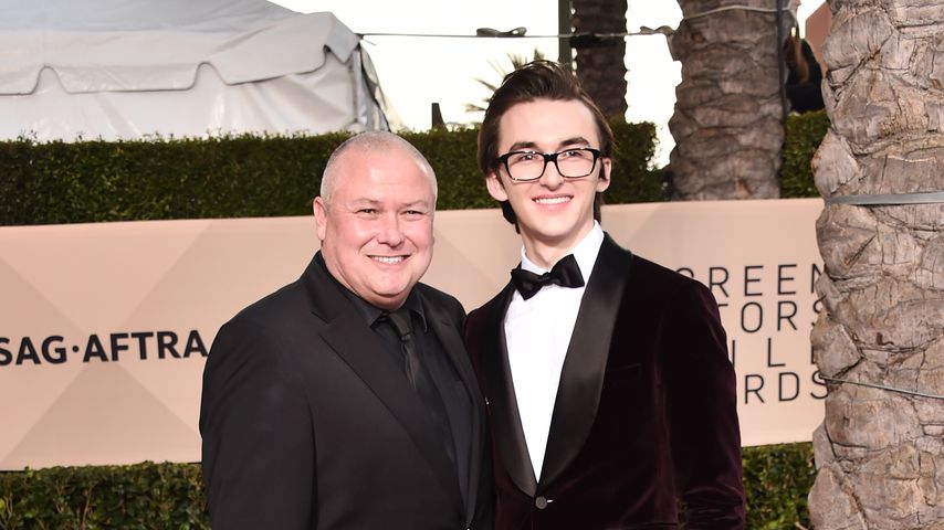 Conleth Hill und Isaac Hempstead Wright im Januar 2018