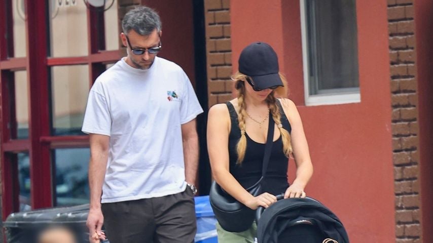 Cooke Maroney, Jennifer Lawrence und ihr Sohn Cy im Juni 2023