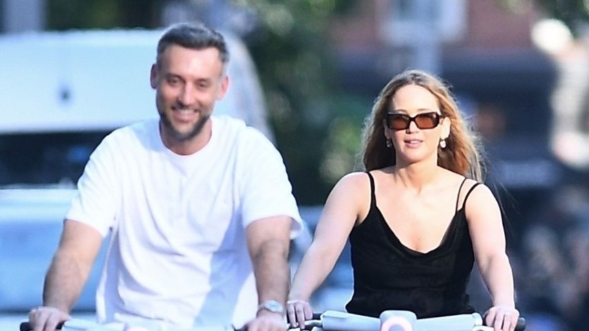 Cooke Maroney und Jennifer Lawrence im Juni 2024