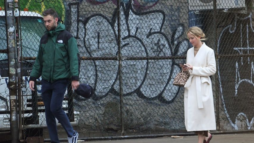 Cooke Maroney und Jennifer Lawrence in New York
