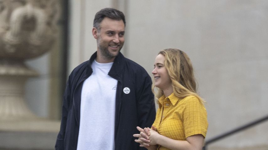 Cooke Maroney und Jennifer Lawrence im Juni 2021