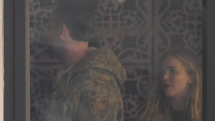 Cooke Maroney und Jennifer Lawrence beim Verlassen eines Spas in New York im November 2019