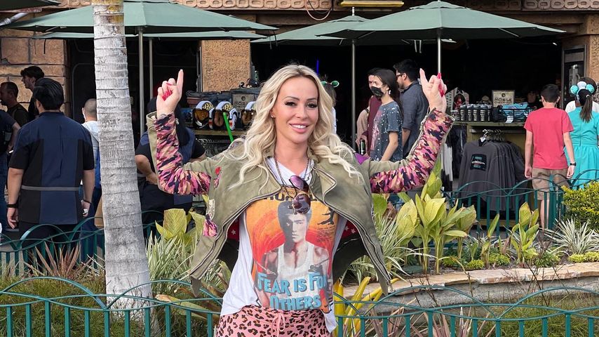 Cora Schumacher im Disneyland in Kalifornien