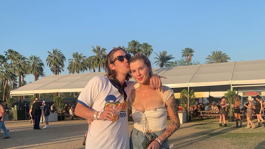 Corey Harper und Ireland Baldwin im April