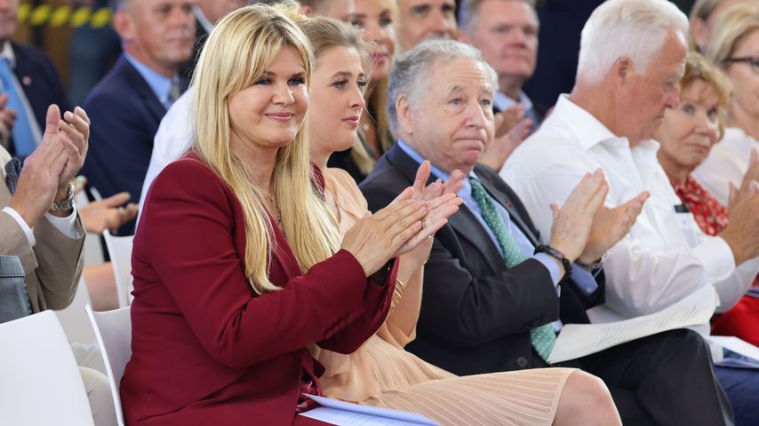 Corinna Schumacher, ihre Tochter Gina und Jean Todt