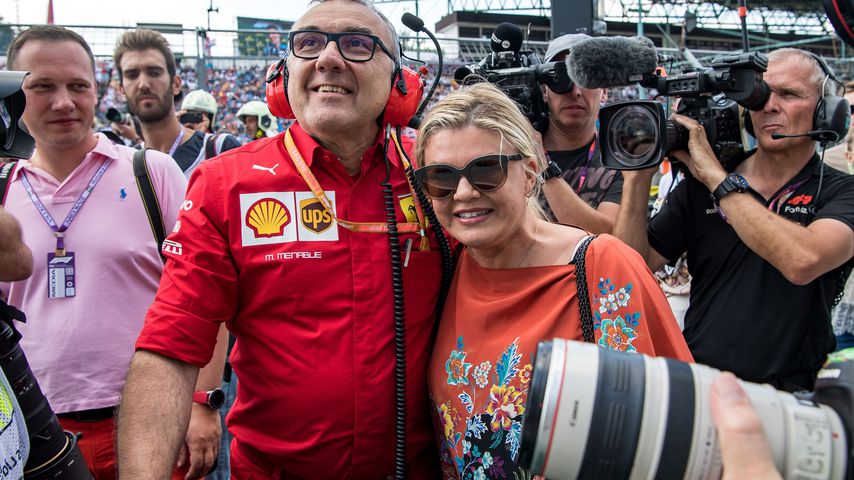 Corinna Schumacher in Mogyorod, Ungarn