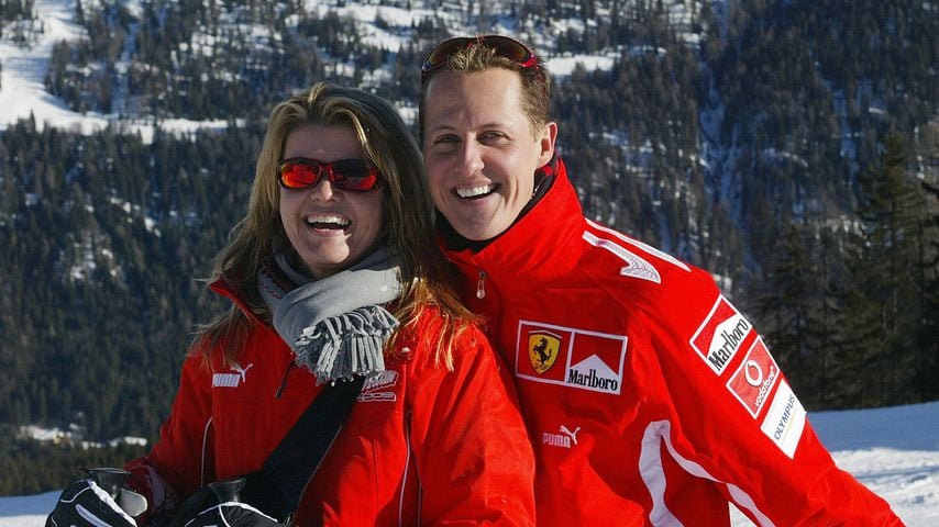 Corinna und Michael Schumacher im Januar 2005