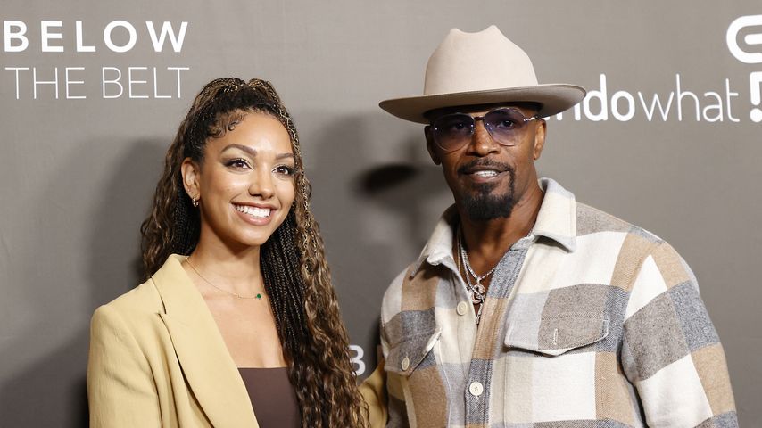 Corinne und Jamie Foxx bei der Premiere von "Below the Belt"