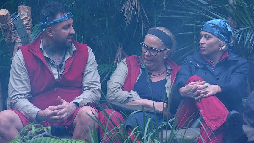 Cosimo Citiolo, Claudia Effenberg und Verena Kerth im Dschungelcamp