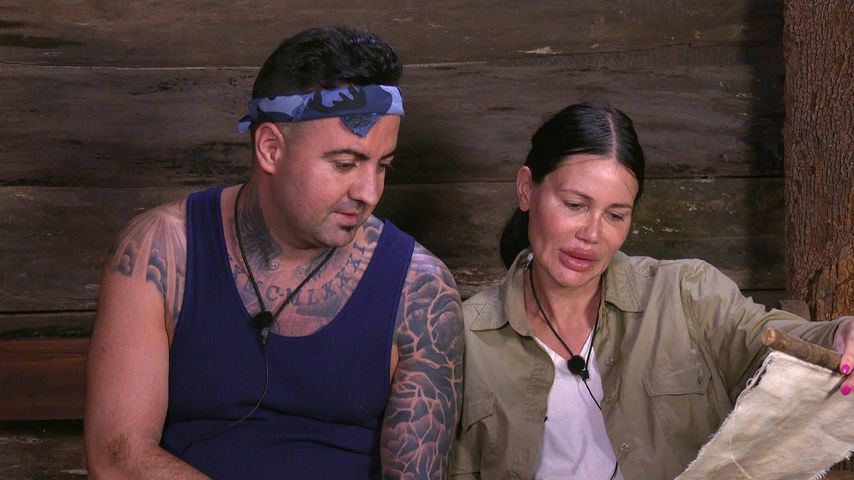 Cosimo Citiolo mit Djamila Rowe im Dschungelcamp