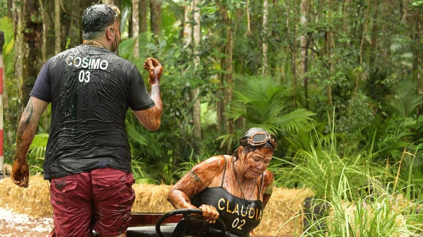 Cosimo Citiolo und Claudia Effenberg im Dschungelcamp