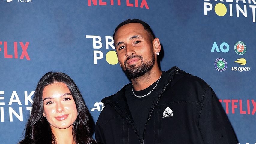 Costeen Hatzi und Nick Kyrgios im Januar 2023 in Melbourne