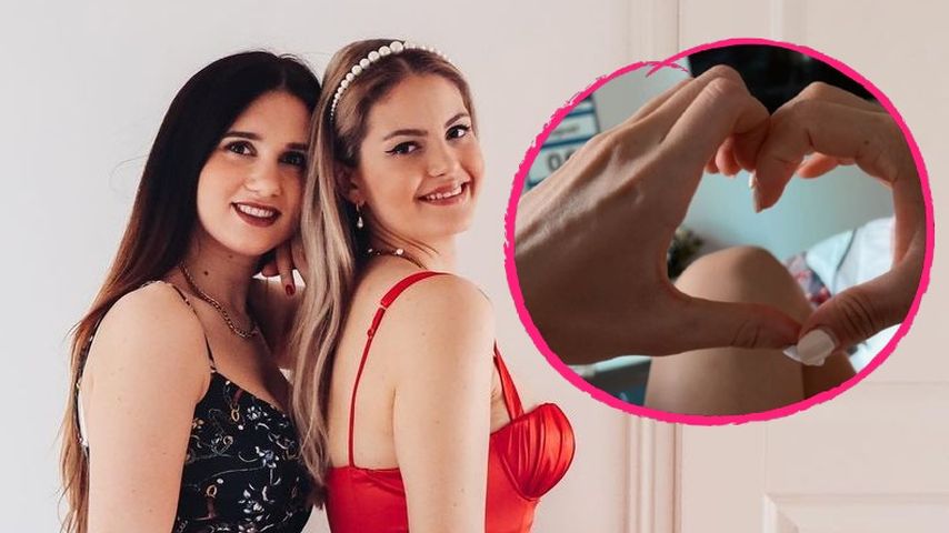 Fortschritt: Coupleontour-Nessi und Ina kuscheln in Klinik!