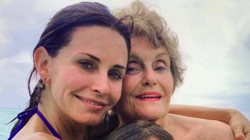 Schauspielerin Courteney Cox, ihre Mutter und ihre Tochter