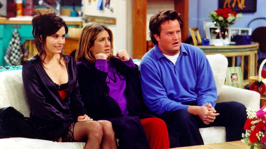 Courteney Cox, Jennifer Aniston und Matthew Perry in "Friends"