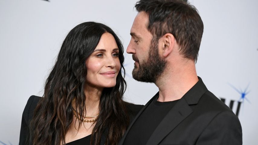 Courteney Cox, Schauspielerin und Johnny McDaid, Musiker