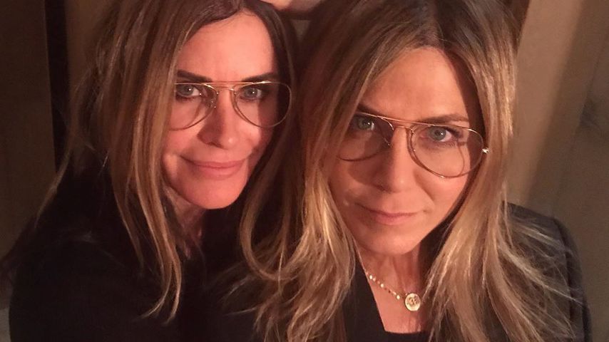 Courteney Cox und Jennifer Aniston im Februar 2020