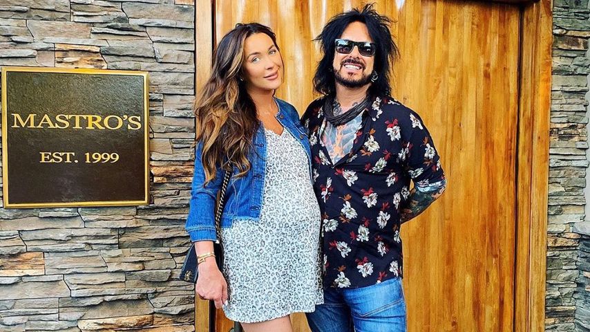 Courtney Bingham und Nikki Sixx im Juli 2019
